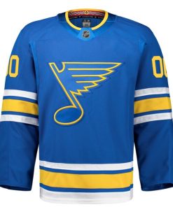 Alternative view of St. Louis Blues  Home Authentic Pro Custom Jersey - Blue