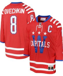 Alexander Ovechkin Washington Capitals Youth 2015 Blue Line Player Jersey - Red