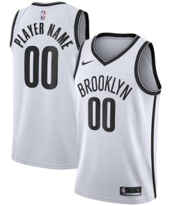 Brooklyn Nets Nike 2020/21 Swingman Custom Jersey - Association Edition - White