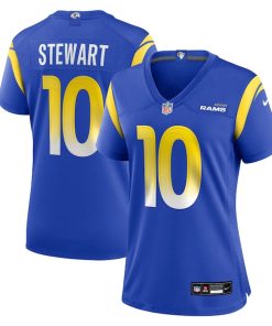 Josaiah Stewart Los Angeles Rams Nike Women's Team Game Jersey -  Royal