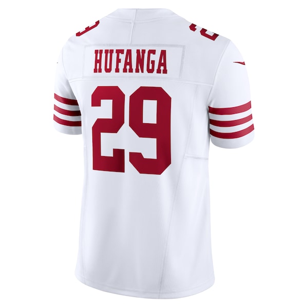 Talanoa Hufanga San Francisco 49ers Nike Vapor F.U.S.E. Limited Jersey - White - Image 3