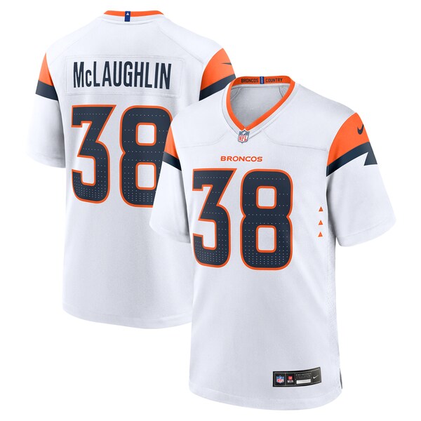 Jaleel McLaughlin Denver Broncos Nike Game Jersey - White