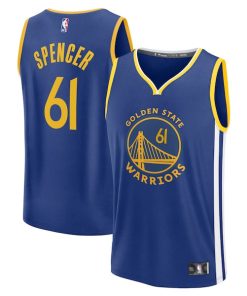 Pat Spencer Golden State Warriors  Fast Break Replica Player Jersey - Icon Edition - Royal