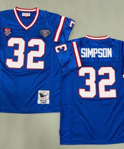 O.J. Simpson Buffalo Bills Authentic Throwback Retired Player Jersey