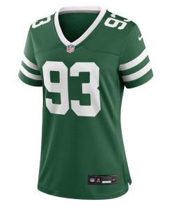 Alternative view of Takk McKinley New York Jets Nike Women's Team Game Jersey - Legacy Green
