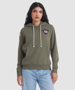 New York Giants Nike Women's 2025 Salute to Service Sideline Standard Issue Dri-FIT Hoodie - Olive
