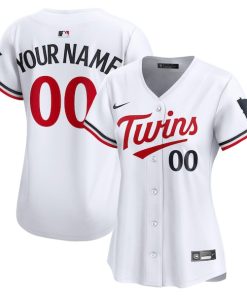 Minnesota Twins Nike Women's Home Limited Custom Jersey - White
