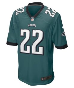 Alternative view of Kelee Ringo Philadelphia Eagles Nike Team Game Jersey - Midnight Green