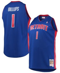 Chauncey Billups Detroit Pistons 2003/04 Big & Tall Hardwood Classics Swingman Jersey - Blue