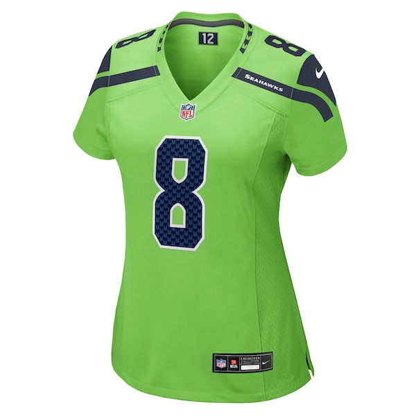 Coby Bryant Seattle Seahawks Nike Women's Game Jersey - Neon Green - Image 2