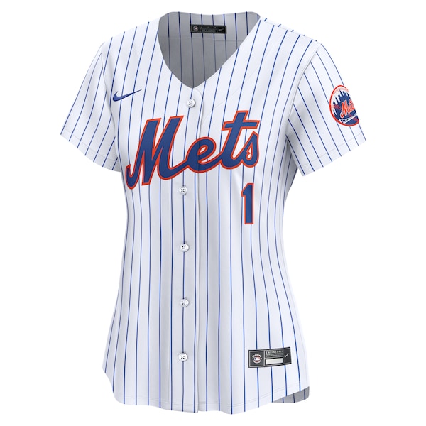 New York Mets Nike Women's #1 Mom Home Limited Jersey - White - Image 2