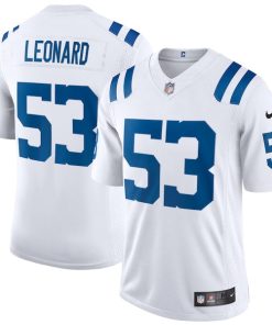 Shaquille Leonard Indianapolis Colts Nike Vapor Limited Jersey - White/Royal