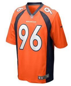Alternative view of Eyioma Uwazurike Denver Broncos Nike Game Player Jersey - Orange