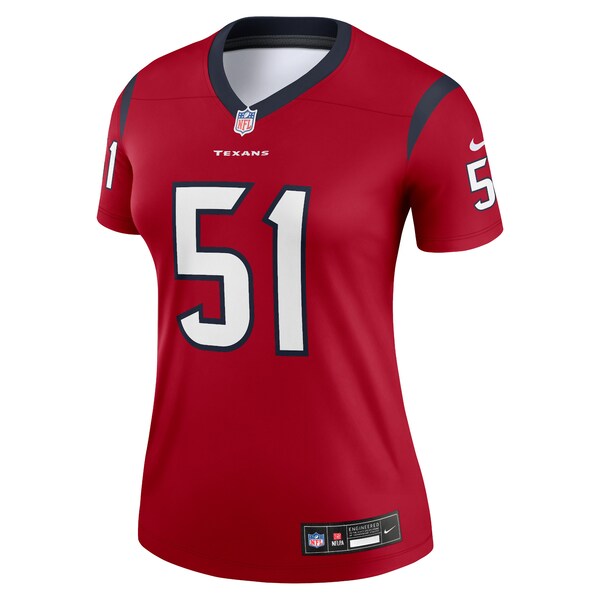 Will Anderson Jr. Houston Texans Nike Women's Legend Jersey - Red - Image 2