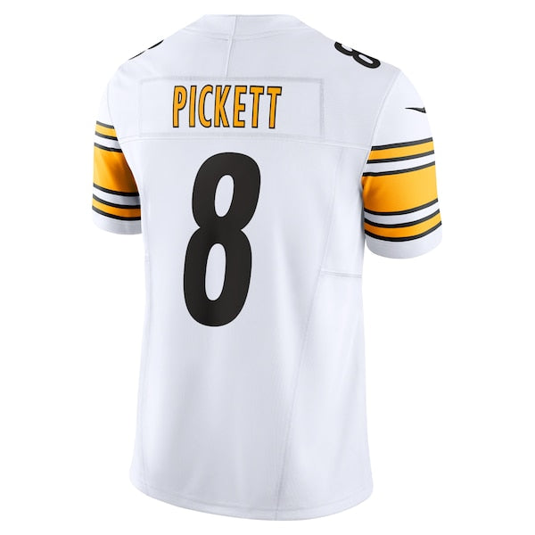 Kenny Pickett Pittsburgh Steelers Nike Vapor F.U.S.E. Limited Jersey - White/Black - Image 4