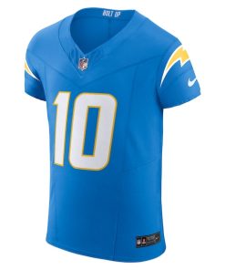 Alternative view of Justin Herbert Los Angeles Chargers Nike  Vapor F.U.S.E. Elite Jersey - Powder Blue