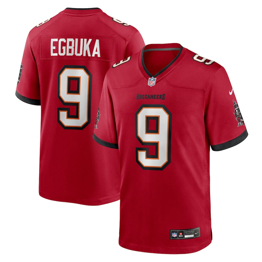 Emeka Egbuka Tampa Bay Buccaneers Nike 2025 NFL Draft First Round Pick Game Jersey - Red