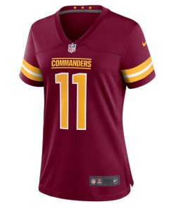 Alternative view of Jeremy Chinn Washington Commanders Nike Women's Game Jersey -  Burgundy
