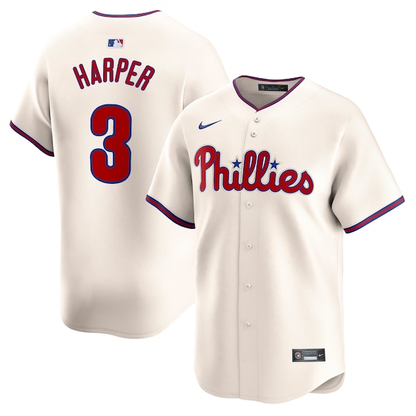 Bryce Harper Philadelphia Phillies Nike 3rd Alternate Limited Player Jersey?ยจC Cream