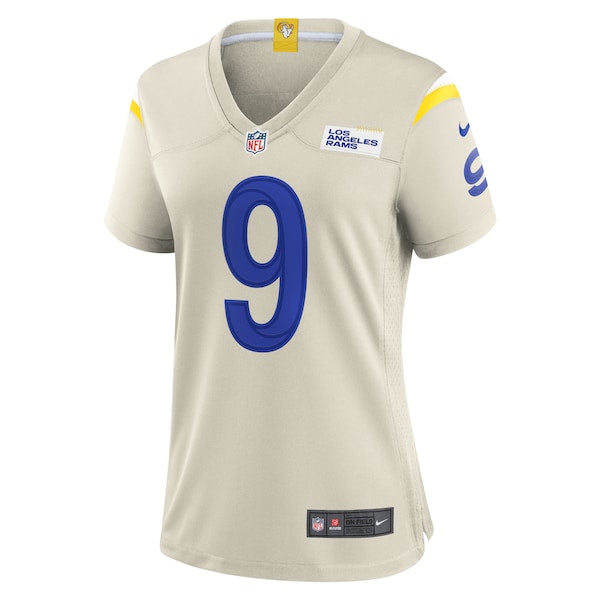 Matthew Stafford Los Angeles Rams Nike Women's Player Game Jersey - Bone - Image 2