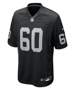 Alternative view of Charles Grant Las Vegas Raiders Nike Team Game Jersey -  Black