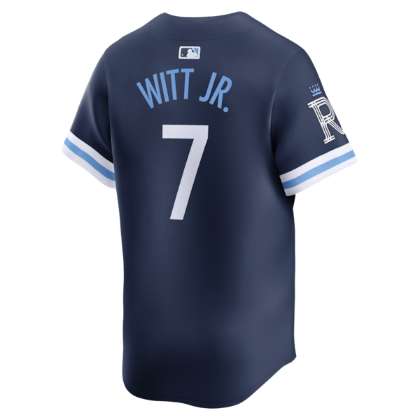 Bobby Witt Jr. Kansas City Royals Nike City Connect Limited Jersey - Navy - Image 3