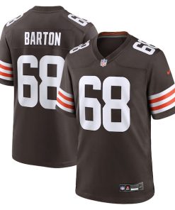 Jackson Barton Cleveland Browns Nike Team Game Jersey -  Brown