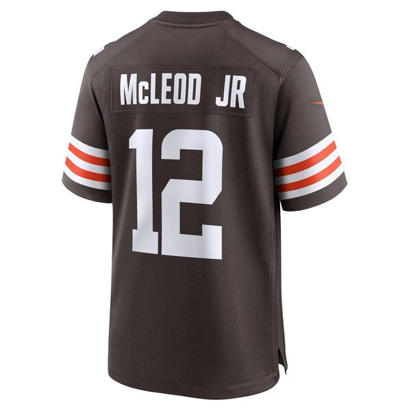 Rodney McLeod Jr Cleveland Browns Nike Team Game Jersey - Brown - Image 3