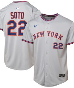 Juan Soto New York Mets Youth Limited Player Jersey - Gray