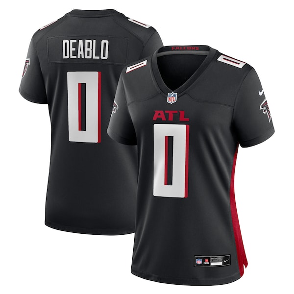Divine Deablo Atlanta Falcons Nike Women's Team Game Jersey - Black