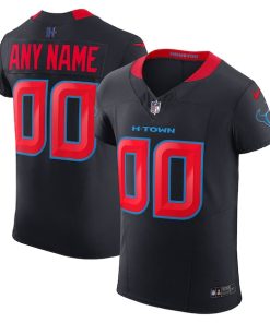Houston Texans Nike Alternate Vapor F.U.S.E. Elite Custom Jersey -  Navy