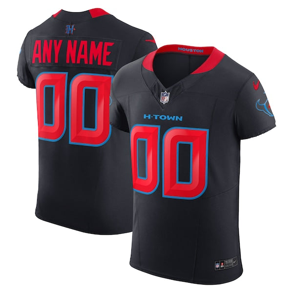 Houston Texans Nike Alternate Vapor F.U.S.E. Elite Custom Jersey - Navy