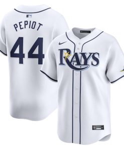 Ryan Pepiot Tampa Bay Rays Nike Home Limited Player Jersey - White