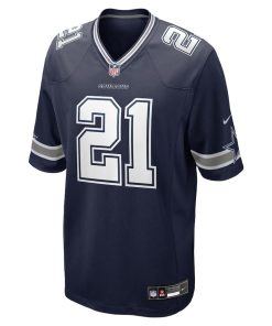 Alternative view of Deion Sanders Dallas Cowboys Nike Team Retired Player Game Jersey -  Navy