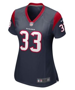 Alternative view of Dare Ogunbowale Houston Texans Nike Women's Game Player Jersey - Navy