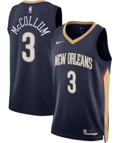 C.J. McCollum New Orleans Pelicans Nike Unisex Swingman Jersey - Icon Edition - Navy