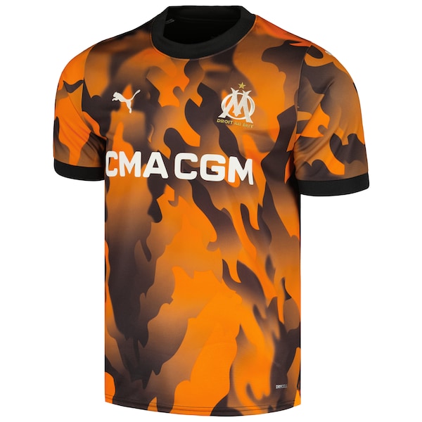 Olympique Marseille Puma 2023/24 Third Replica Jersey - Orange - Image 2