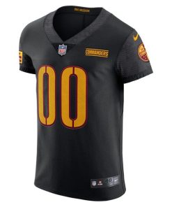 Alternative view of Washington Commanders Nike Vapor Untouchable Elite Custom Alternate Jersey - Black