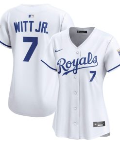 Bobby Witt Jr. Kansas City Royals Nike Women's Home Limited Player Jersey - White