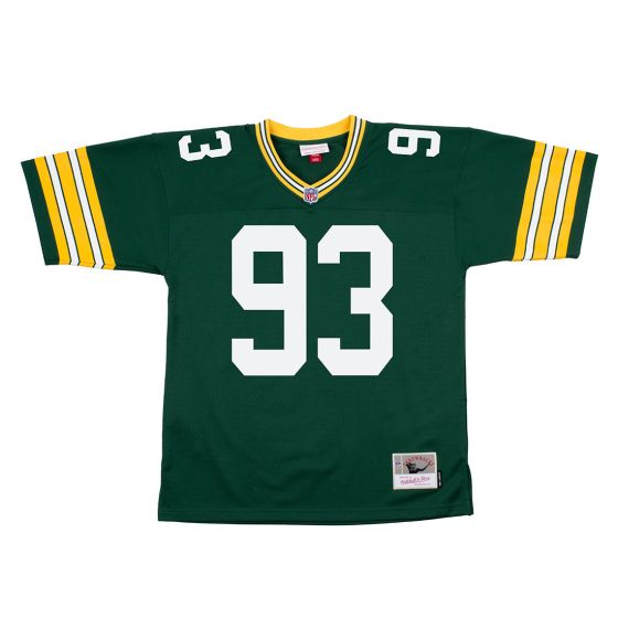 Gilbert Brown Green Bay Packers Authentic Throwback Retired Player Jersey - Green - Image 3