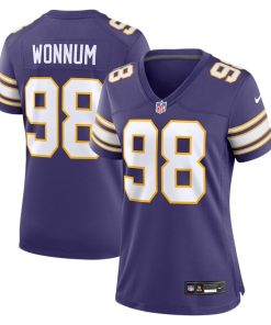 D.J. Wonnum Minnesota Vikings Nike Women's Classic Player Game Jersey - Purple
