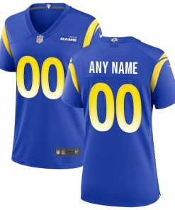 Nike Los Angeles Rams Women's Custom Game Jersey - Royal