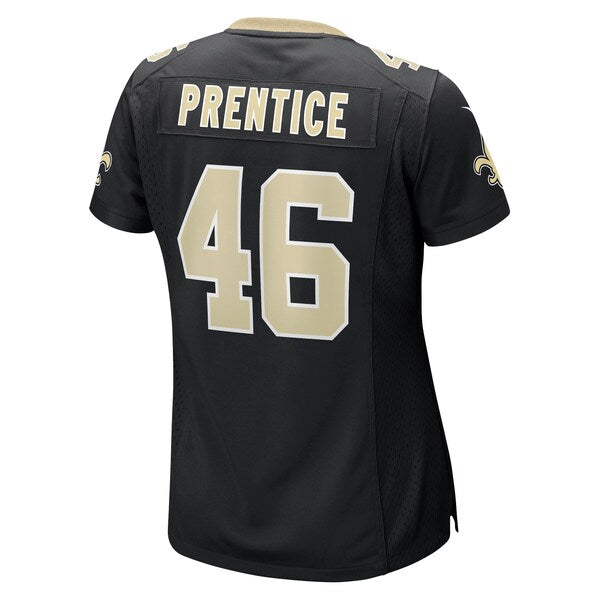 Adam Prentice New Orleans Saints Nike Women's Game Player Jersey - Black - Image 3