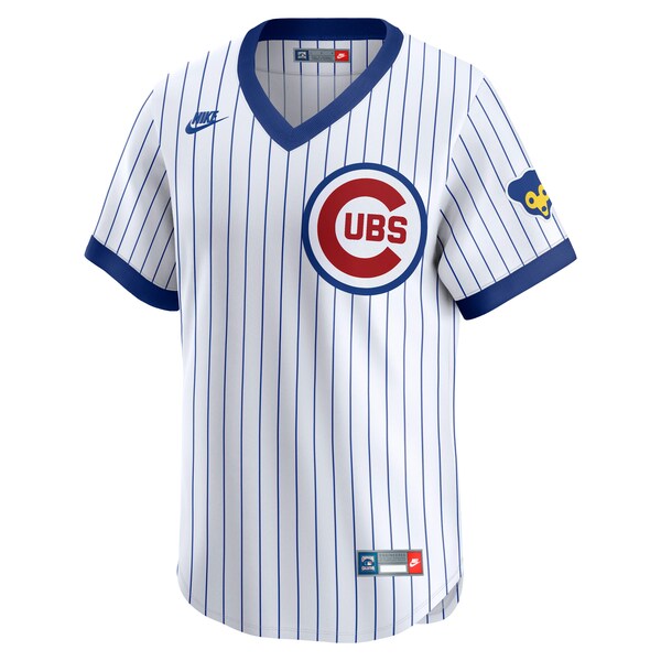 Chicago Cubs Nike Throwback Cooperstown Collection Limited Jersey - White - Image 2