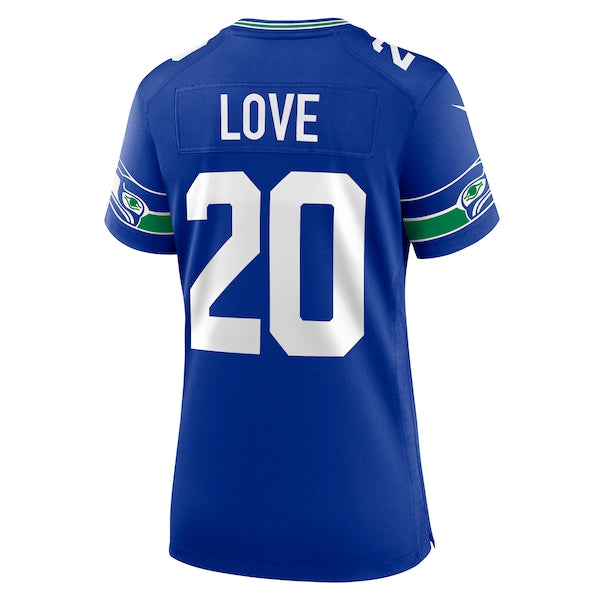 Julian Love Seattle Seahawks Nike Women's Throwback Player Game Jersey - Royal - Image 3