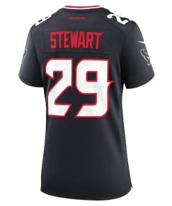 Alternative view of M.J. Stewart Houston Texans Nike Women's Team Game Jersey -  Navy