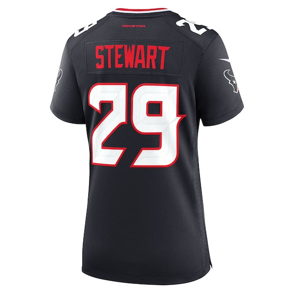 M.J. Stewart Houston Texans Nike Women's Team Game Jersey - Navy - Image 7