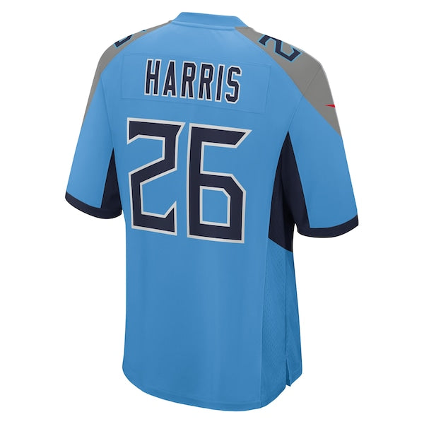 Marcus Harris Tennessee Titans Nike Team Game Jersey - Light Blue - Image 3
