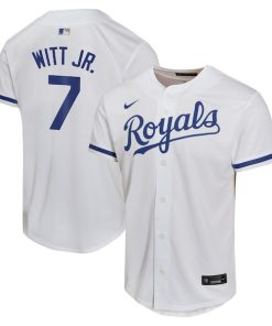 Bobby Witt Jr. Kansas City Royals Nike Youth Home Game Player Jersey - White