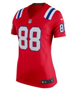 Alternative view of Mike Gesicki New England Patriots Nike Women's Alternate Game Jersey - Red